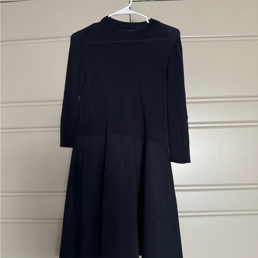 COS Navy Two Part Dress